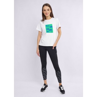 Футболка  женская       трикотажная       белая