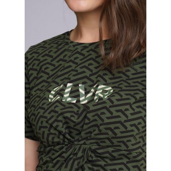 Футболка  женская       трикотажная       зеленая  Надписи