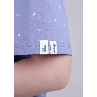 Футболка  женская       трикотажная       фиолетовая  Принт