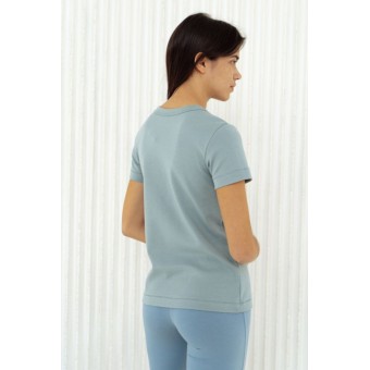 Футболка  женская       трикотажная       зеленая  однотонная Melado