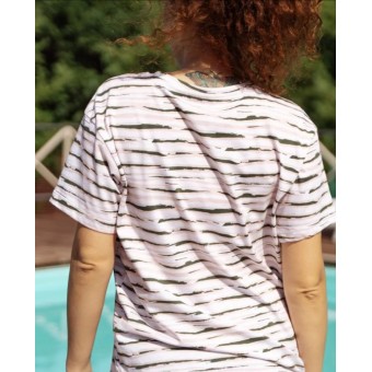 Футболка  женская       трикотажная       белая  Принт Melado