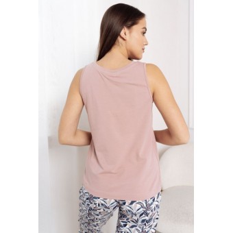 Топ  женский       трикотажный       розовый