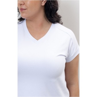 Футболка  женская       трикотажная       белая  однотонная Melado