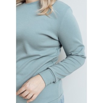 Джемпер  женский       трикотажный       зеленый  однотонный