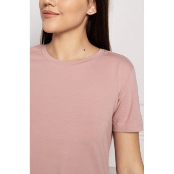 Футболка  женская       трикотажная       розовая  однотонная Melado