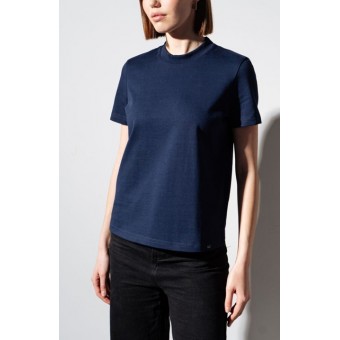 Футболка  женская       трикотажная       синяя  однотонная Melado