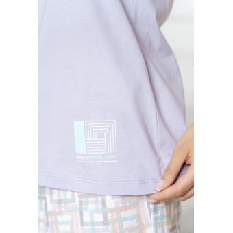 Топ  женский       трикотажный       фиолетовый  однотонный