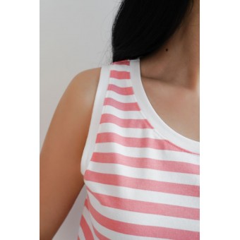 Топ  женский       трикотажный       розовый