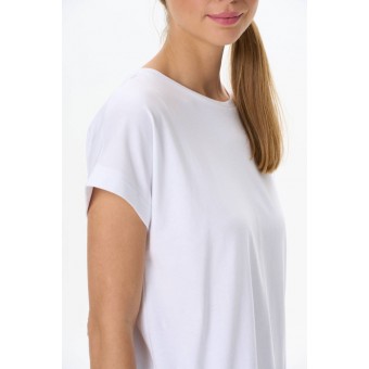 Футболка  женская       Пенье       белая  однотонная