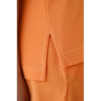 Футболка  женская       трикотажная       оранжевая  Принт Melado