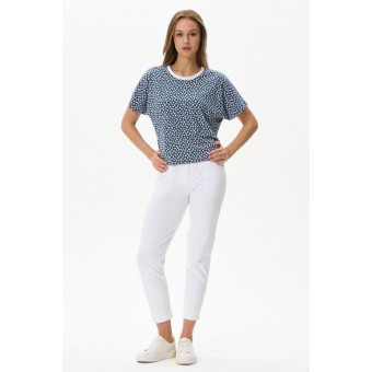 Футболка  женская       трикотажная       синяя  Прованс