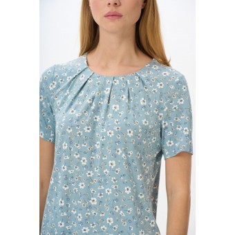 Джемпер  женский       из вискозы       голубой