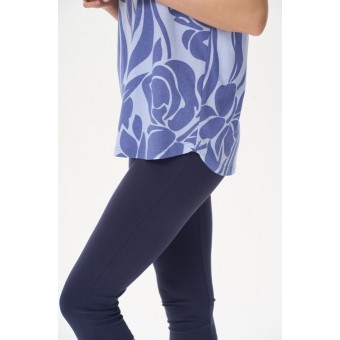 Футболка  женская       трикотажная       фиолетовая  Цветы