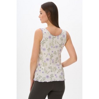 Майка  женская       трикотажная         Цветы