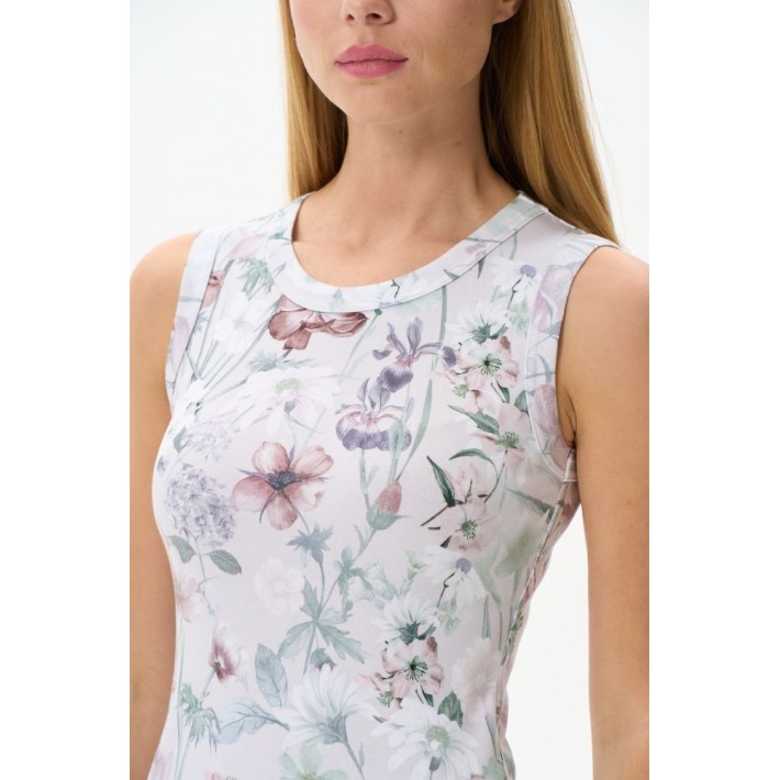 Майка женская трикотажная Цветы