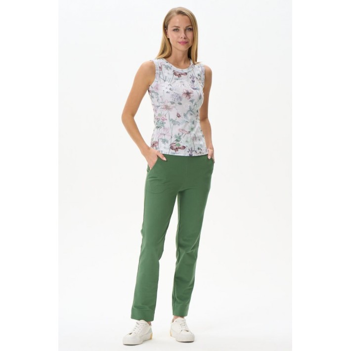 Майка женская трикотажная Цветы