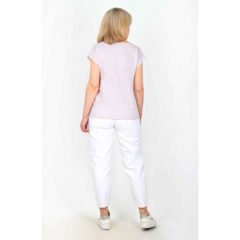 Футболка  женская       из кулирки       розовая