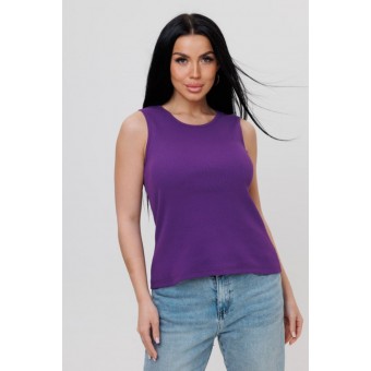 Майка  женская       Лапша       фиолетовая  однотонная Kuzina