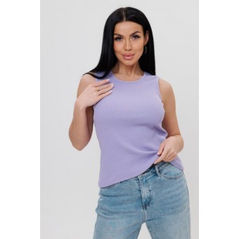 Майка  женская       Лапша       Сиреневый  однотонная Kuzina