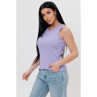 Майка  женская       Лапша       Сиреневый  однотонная Kuzina