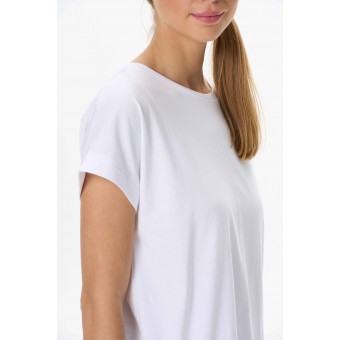 Футболка  женская       Пенье       белая  однотонная