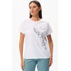 Футболка женская Пенье белая Принт