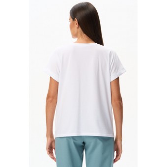 Футболка  женская       Пенье       белая  Принт   