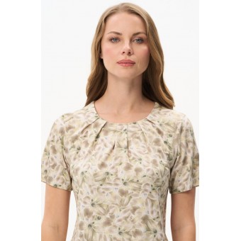 Блузка  женская       из вискозы       Светло-зеленый     