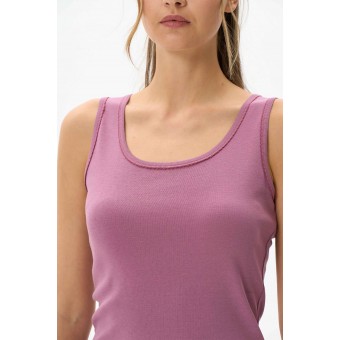 Майка  женская       трикотажная       розовая  однотонная