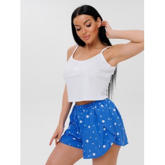 Майка  женская       Лапша       белая  однотонная