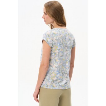 Футболка  женская       трикотажная       разноцветная  Абстракция   