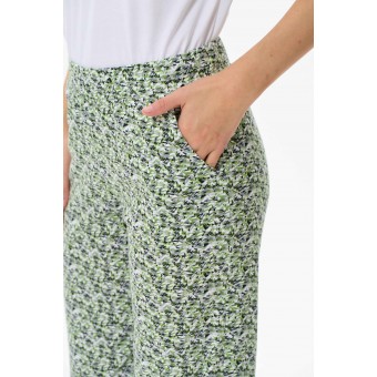 Брюки  женские       трикотажные       зеленые     