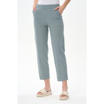 Брюки  женские       трикотажные       зеленые