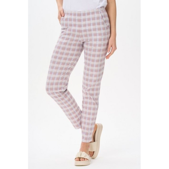 Брюки женские трикотажные Пудровый