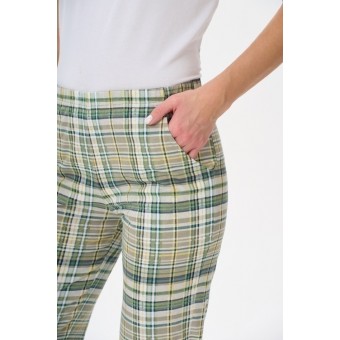 Брюки  женские       трикотажные       зеленые     