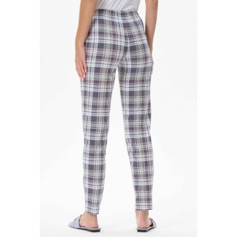 Брюки  женские       трикотажные       серые