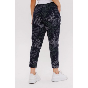 Брюки  женские       из кулирки       черные