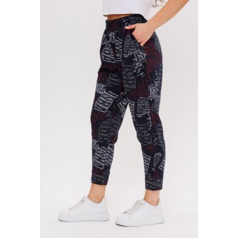 Брюки  женские       из кулирки       черные