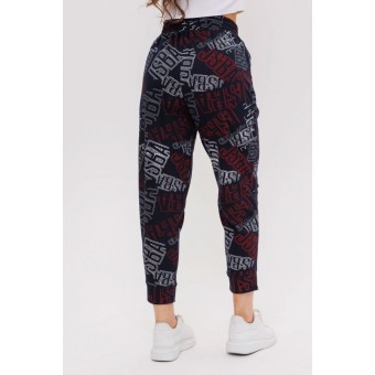 Брюки  женские       из кулирки       черные