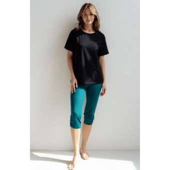 Лосины  женские       трикотажные       зеленые