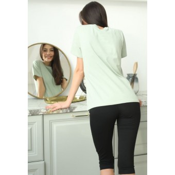 Лосины  женские       трикотажные       черные