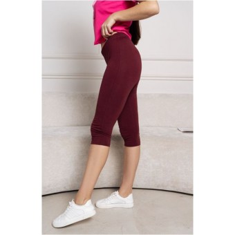 Лосины  женские       трикотажные       бордовые