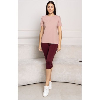 Лосины  женские       трикотажные       бордовые