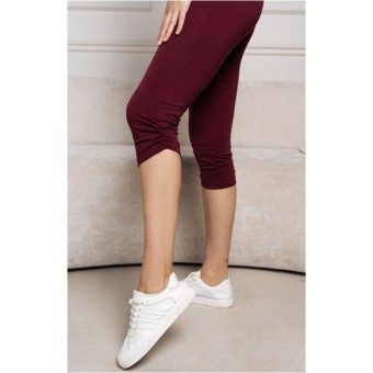 Лосины  женские       трикотажные       бордовые