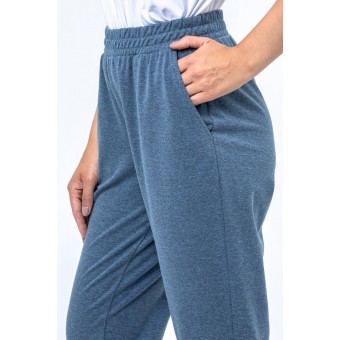 Брюки  женские       трикотажные       голубые