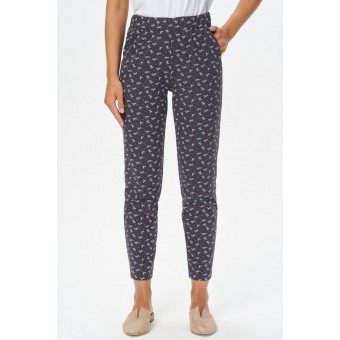 Брюки  женские       трикотажные       серые