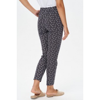 Брюки  женские       трикотажные       серые