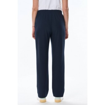 Брюки  женские       из футера       синие