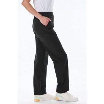 Брюки  женские       из футера       черные