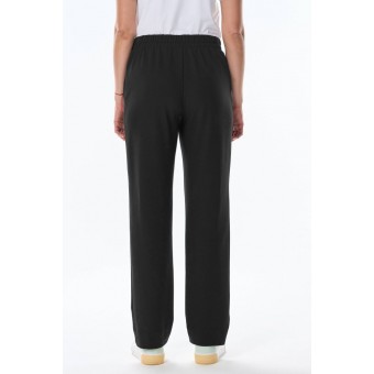 Брюки  женские       из футера       черные